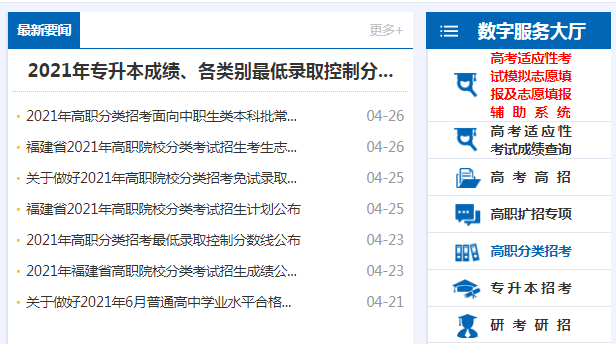 福建省2021年专升本成绩查询入口及方法 在哪查成绩